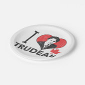 I Heart Trudeau Papieren Bordje (Gekanteld)