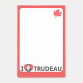 I Heart Trudeau Post-it® Notes (Voorkant)