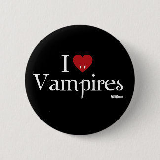 I Heart Vampires Ronde Button 5,7 Cm