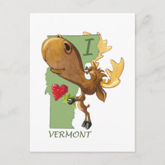 I Heart Vermont Briefkaart