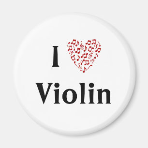 I Heart Violin - muziekinstrument Magneet