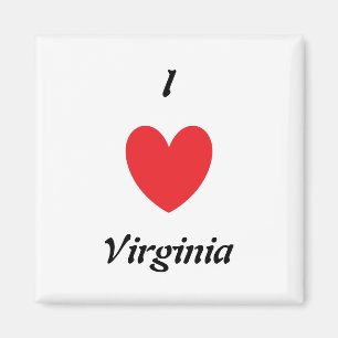 I Heart Virginia Magnet