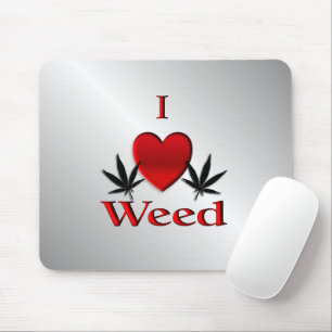 I Heart Weed Muismat