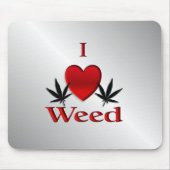 I Heart Weed Muismat (Voorkant)