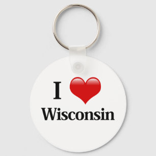 I Heart Wisconsin Sleutelhanger