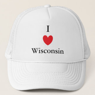 I Heart Wisconsin Trucker Pet
