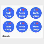 I Heart Youth Group Sticker (Vel)