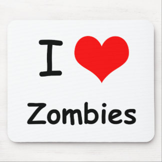 I Heart Zombies Muismat