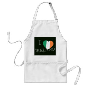 I Heartflag ierland aprcn Standaard Schort
