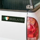I Heartflag Ireland bscn Bumpersticker (Op Truck)
