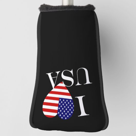 I Heartflag USA bij pccnt Golfheadcover (Draai 90)