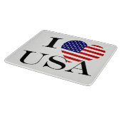 I Heartflag USA bk cbcnt Snijplank (Hoek)