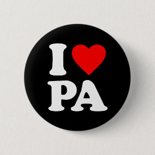 I HOOR PA RONDE BUTTON 5,7 CM