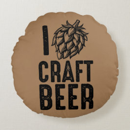 I Hop Craft Beer Rond Kussen