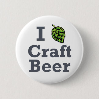 I [hop] Craft Beer Ronde Button 5,7 Cm