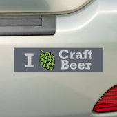 I [hop] Craft Beer Sticker (Op auto)