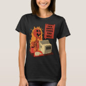 I Hope This Email Finds You Well Skeleton T-shirt (Voorkant)