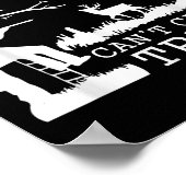 I Hunt Because My Wife Can't Climb Trees Poster (Hoek)