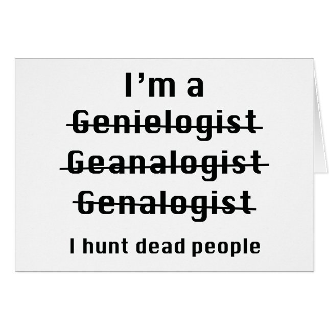 I Hunt Dead People (Voorkant Horizontaal)