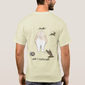 I Hunt PBGV - Lemon T-shirt (Achterkant)