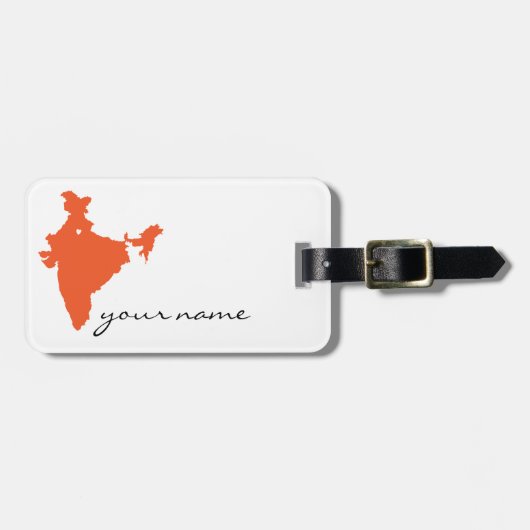 I India_bagagelabel Bagagelabel (Voorkant horizontaal)