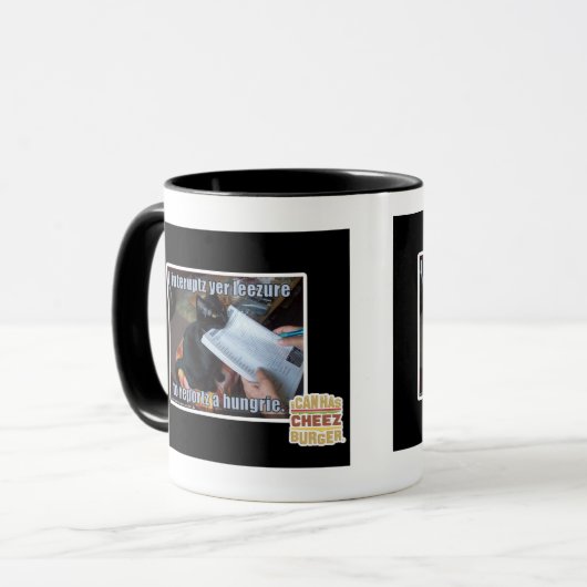 I interupt yer Leezure Mok (Voorkant links)