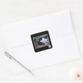 I interupt yer Leezure Vierkante Sticker (Envelop)