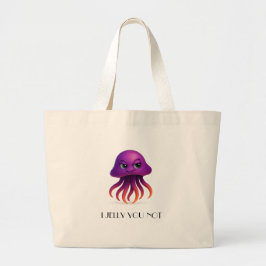 I Jelly You Not beroemd gemaakt door Funny Zee Cre Grote Tote Bag