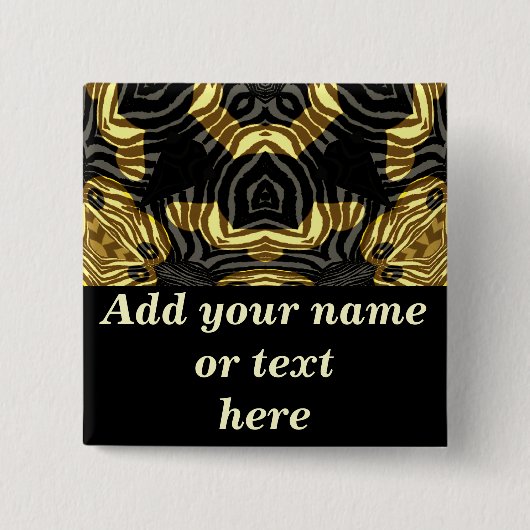 I Joy_ Vierkante Button 5,1 Cm (Voorkant)