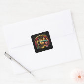 I Just Really Like Musicals, OK? Vierkante Sticker (Envelop)