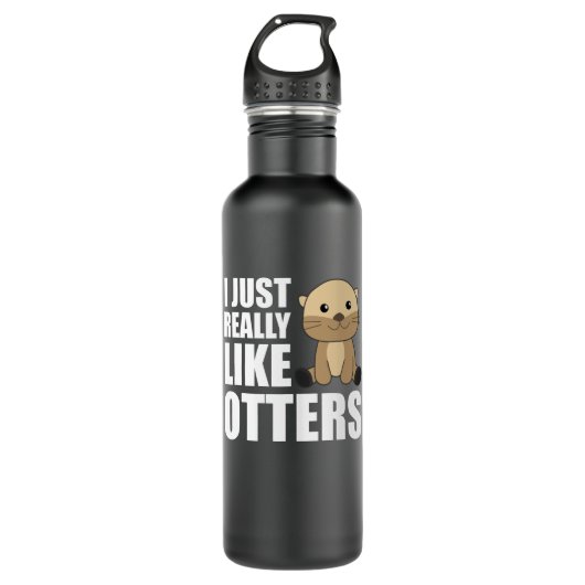 I just Really Like Otter - Sweet Otter Waterfles (Voorkant)