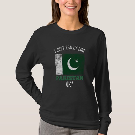 I Just Really Like Pakistan T-shirt (Voorkant)
