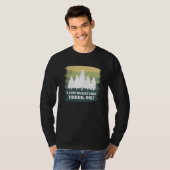 I Just Really Like Trees Ok Bushcraft Camping Camp T-shirt (Voorkant volledig)