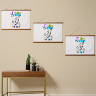 I Kan tijd bevriezen Hangend Wandkleed