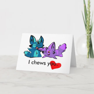 I kauwt u feestdagen kaart