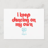I Keep Dancing on My Own Philly Philadelphia Feestdagenkaart (Voorkant)