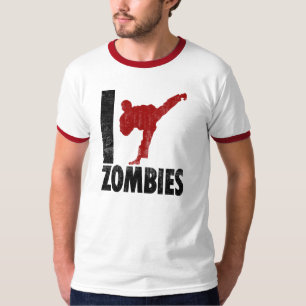 I Kick Zombies T-shirt