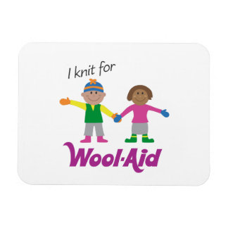 I Knit voor Wool-Aid flexibele magneet