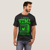I know HTML  How to microwave leftovers T-shirt (Voorkant volledig)