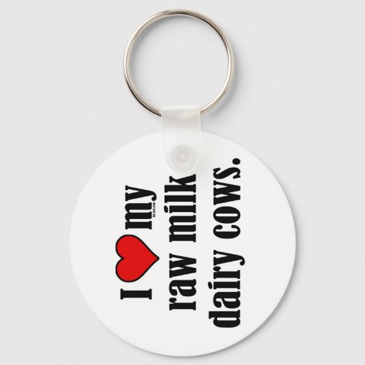 I Koeien hart Sleutelhanger (Voorkant)