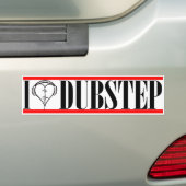 I Kopie DubStep Bumpersticker (Op auto)