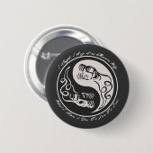 I Laugh I Cry Ronde Button 5,7 Cm (Voorkant /achterkant)