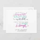 I Laugh - Pride & Prejudice Briefkaart (Voorkant / Achterkant)