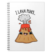 I Lava Puns Funny Geology Volcano Pun Notitieboek (Voorkant)