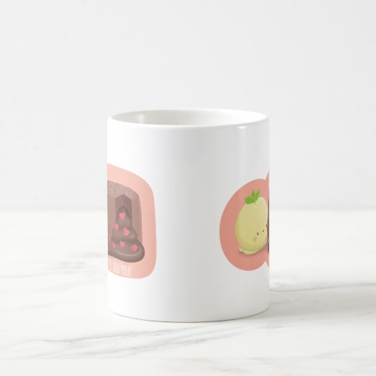 I Lava You Chocolate Molten Cake Pun Mok (Center)