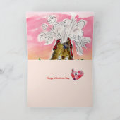 I lave vous carte de Valentine de volcan (Intérieur)