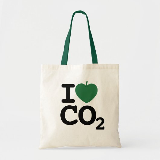 I Leaf CO2 - Ik hou van kooldioxide Tote Bag (Voorkant)