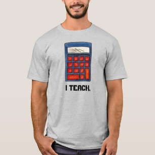 I Leer Wiskunde Lerrekenaar wiskunde T-shirt