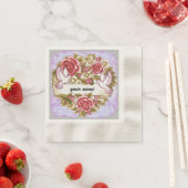 I Les serviettes en papier mariage Wed (En situation)