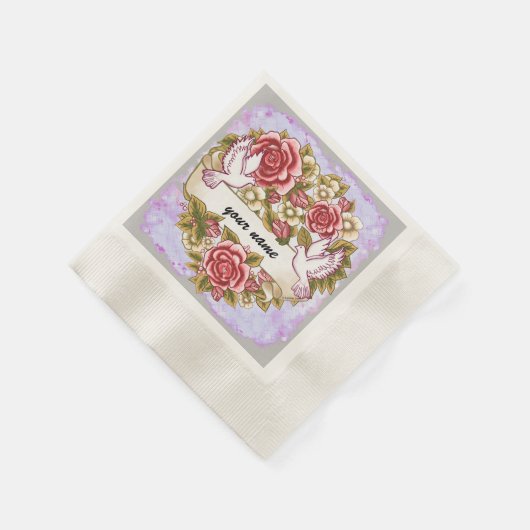I Les serviettes en papier mariage Wed (Coin)